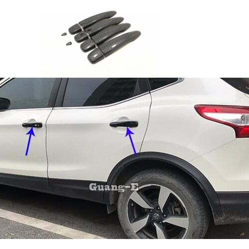 For Nissan Qashqai 2019 2020 Car Detector Inner Stick Frame Lamp Trim ABS Door Handle Armrest Handrail 8/10pcs
