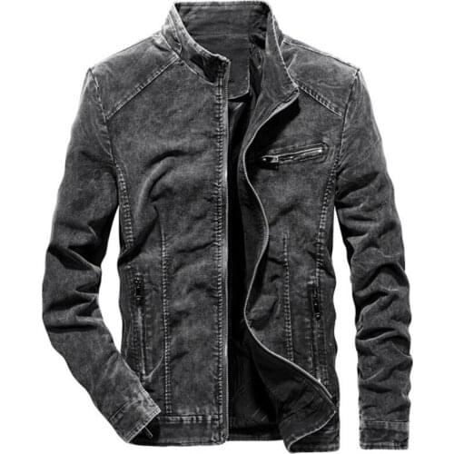 Retro Denim Jacket Men Slim Fit Cotton Jacket New Casual Cowboy Male Outwear Mens Jean Jacket Chaqueta Hombre