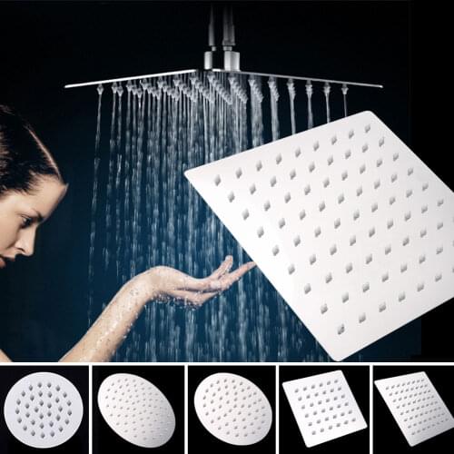 Hot Sale Bathroom Shower Head Luxury Big Rain Shower лейка для душа High Pressure Comfortable Bathroom Accessories