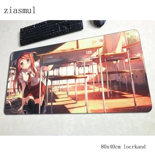 Kawaii mouse pad 80x40cm gaming mousepad anime Popular office notbook desk mat best seller padmouse games pc gamer mats