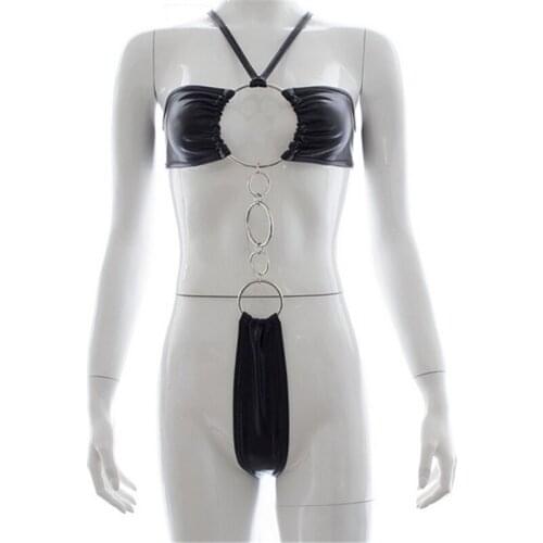 New 3 Point Erotic Dancing Clthing Conjoined BDSM Bondage Sex Conjoined Erotic Cosplay Sex Toys For Women