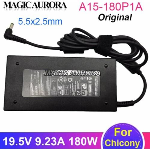 Original Chinony A15-180P1A Laptop Adapter 19.5V 9.23A 180W A180A005L For MSI GS63VR 6RF GP62MVR GS65 WS63 P957HR GS73VR STEALTH