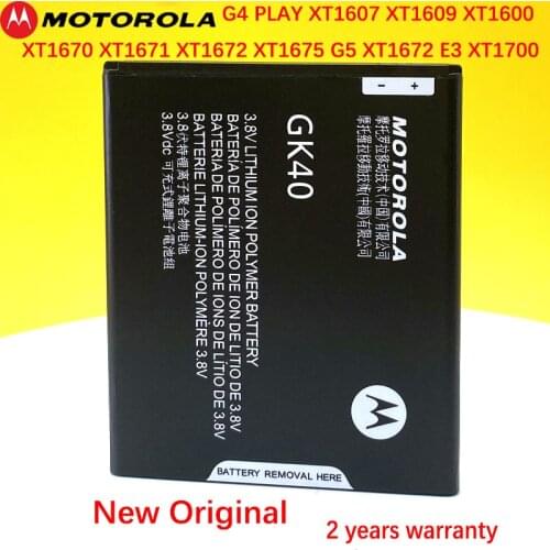 Original NEW 2800mAh Battery GK40 Motorola Moto G4 Play XT1766 XT1607 XT1609 XT1600 +Tracking Code