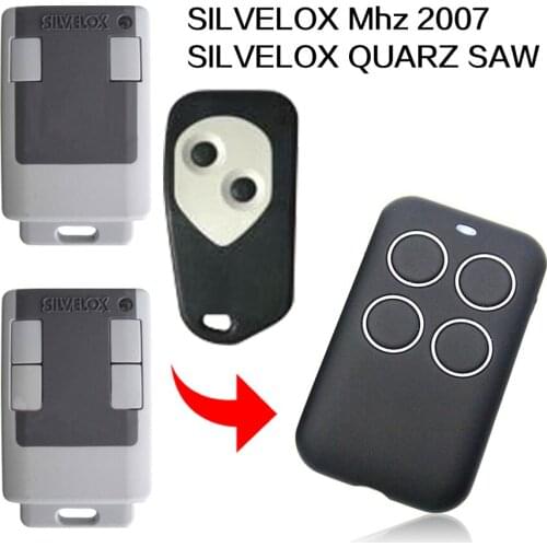 SILVELOX MHz 2007 QUARZ SAW remote control gate remote control SILVELOX garage door remote control 433.92MHz