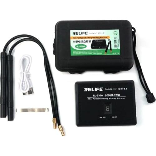 RELIFE RL-936W Mini Portable Battery Spot Welding Machine 6-speed Output Power for Mobile Phone Batteries Repair Welding Machine