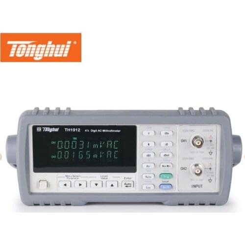 Tonghui TH1912 3MHz 50µV~300V Digital AC Millivoltmeter VTVM