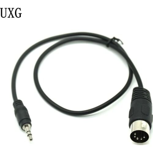 Audio Extension Line Din 5 Pin Din MIDI Male Plug To 3.5mm Male Stereo Jack Audio Extension Cable of 0.5m/1.5M/ 3M
