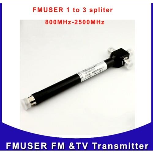 Fmuser 1 to 3 Power Spliter maximum power 10W for 800MHz-2500MHz