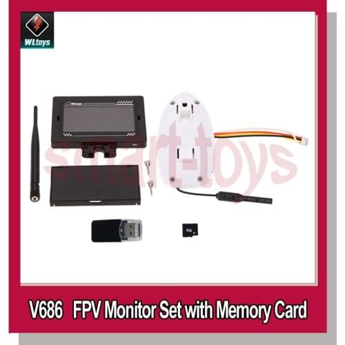 V686-40 5.8G FPV Set for WLtoys JJRC V686G RC Quadcopter parts V686-23 Monitor and V686-24 HD Camera