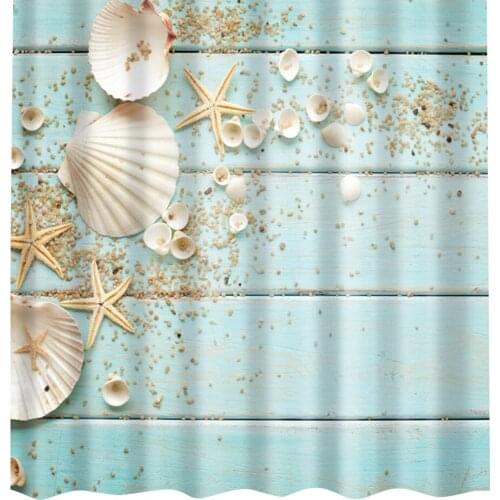 Modern Novelty Bathroom Shower Curtain with 12 Hooks Decor 180cm x 180cm 10 Designs