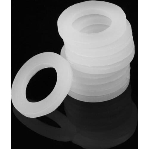 10pcs Bellows Pipe Seal Rings Hose Washers Water Silicone Gasket 1/2" 3/4" 1"