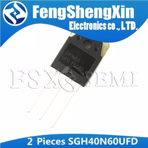2PCS SGH40N60UFD TO-247 SGH40N60 40N60 G40N60 F40N60UFD TO-3P MOSFET transistor