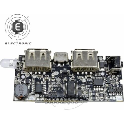 Dual USB 5V 1A 2.1A Mobile Power Bank 18650 Lithium Battery Charger Board Charging Module