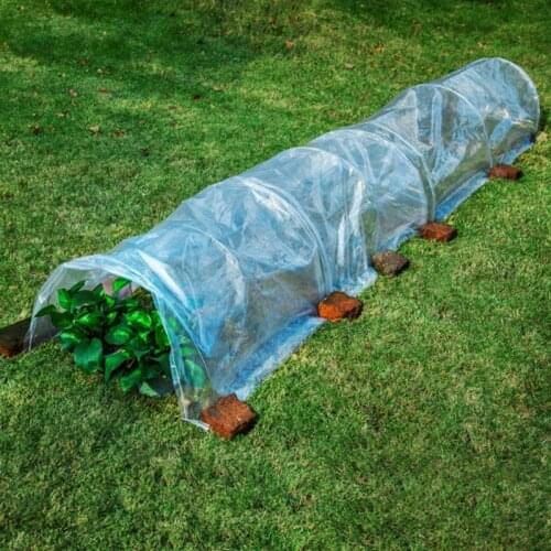 Hot Agricultural Garden PE Greenhouse Plants Frame Protector Roof Panels Hothouse Warm Room Cover Plant Cover 5 Meters Length