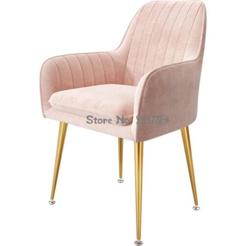 Nordic ins girl home net red makeup dressing table stool bedroom modern minimalist manicure backrest light luxury chair