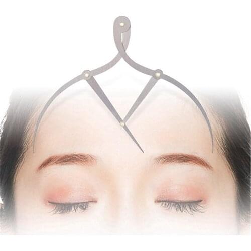 Mean Calipers Golden Ratio Calipers Stainless Steel Eyebrow Ruler 1:1.618 Measure Tool for Tattoo Makeup