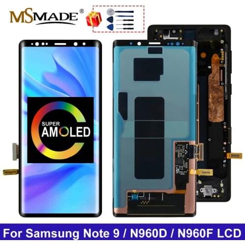 Super Amoled For Samsung Galaxy Note 9 LCD Display N960D N960F Touch Screen Digitizer Replacement Parts For Samsung N960 LCD