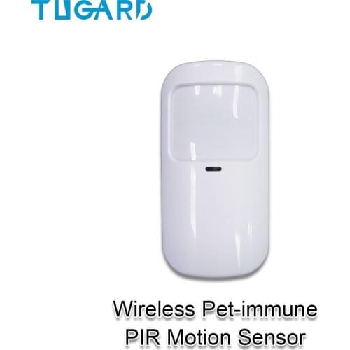 Indoor 433mhz Wireless PIR Motion Detector Pet-immune Infrared Motion Sensor Alarm for Home Alarm System Host APP Remote Control