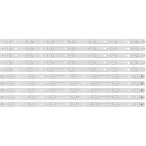 1set=10PCS LED Backlight For TCL L50F2850A D50A710 RF-BS500E32-0701L-02 RF-BS500E32-0701R-02 A0 RF-BS500E32-0701R-06 A0