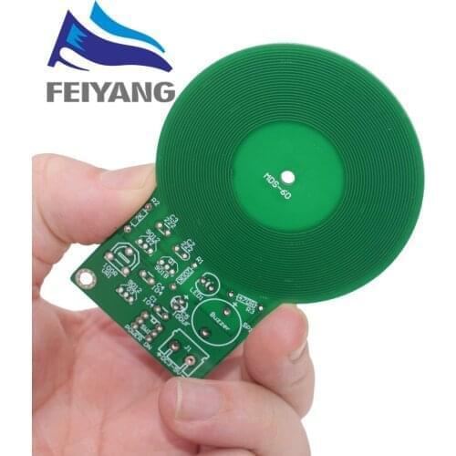 10PCS DIY Kit Metal Detector Kit Electronic Kit DC 3V-5V 60mm Non-contact Sensor Board Module DIY Electronic Part Metal Detector