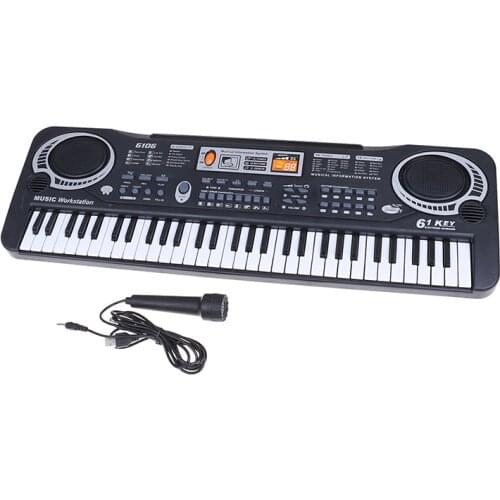 61 Keys Digital Music Electronic Keyboard Key Board Electric Piano Children Gift USB Plug