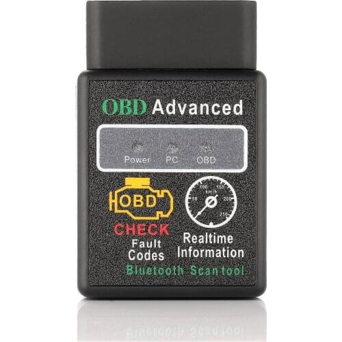 ELM327 V1.5 Bluetooth 2.0 HH OBD 2 Car Scanner 25K80 Chip HH OBDII Car Diagnostic Scan Tool for iOS Android PC