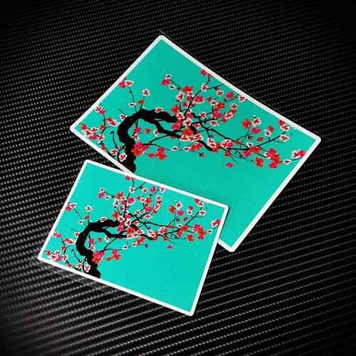 Flower Traditional Chinese Painting Plum Blossom Stickers Car Styling Vinyl Decals