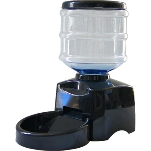 Pet Dog Cat Timed Feeder Food Bowl Auto Food Dispenser Pet Weight Control