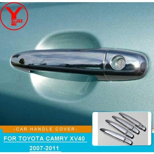 Chrome Door Handle Cover Trim Molding Exterior Decoration Accessories YCSUNZ Car-Styling For Toyota Camry 2007-2011 XV40