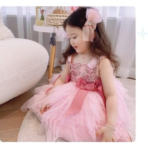 Lolita girls summer princess dress dress childrens women 2021 new foreign women girls clothes korean baby clothes