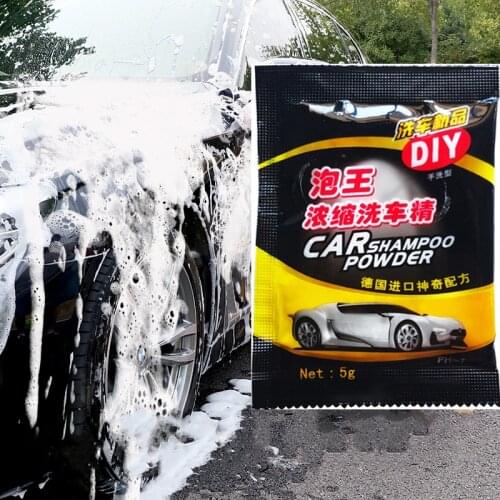 10/20PCS Car Wash Powder Car Cleaning Shampoo Multifunctional Cleaning Tools Car Polish Coating Windshield Wash Accessories