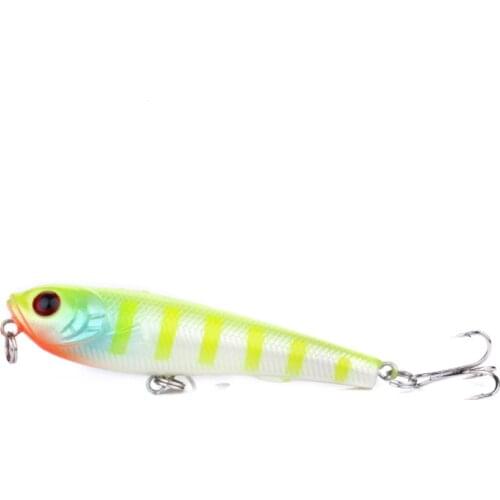WAVES Fishing 7cm 6.7g Pencil Lure Bionic Fishing Bait Top Water Lure Pike Trout Bait