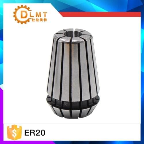 4pcs ER20 Collet Set 1mm 1.5mm 2mm 2.5mm Spring Chunk for CNC Engraving Machine Milling Machine