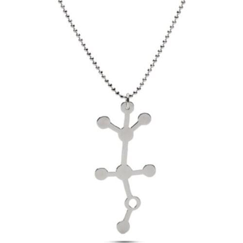 Wholesale Dna Necklace, Dna Jewelry, Science Necklace, Biology Necklace, Dna Pendant, Dna Charm, Molecule Necklace