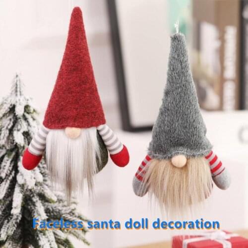 Christmas Old Man Doll Merry Christmas For Home Christmas Tree Decorations Fabric Hanging Gnome Doll Christmas Ornament Gift