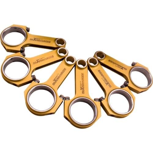 Titanizing Connecting Rod Rods For Porsche 911 2.0L 2.2L 6cyl 130mm Conrod Genuine 3/8" ARP 2000 bolts 6PCS