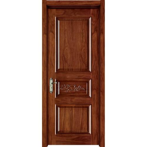 Custom traditional doors solid oak wood doors contemporary single front door interior door available D-006