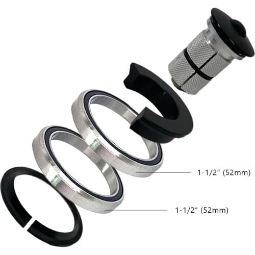Bike headset 1-1/2"-1-1/2" for frame headset tapered Gravel or road bicycle headset