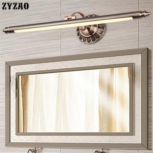 Waterproof Retro Bathroom Mirror Lamp Cabinet Vanity Lights Led Wall Lamp Sconce Light Fixture Modern Luminaire Home Decor Lamps