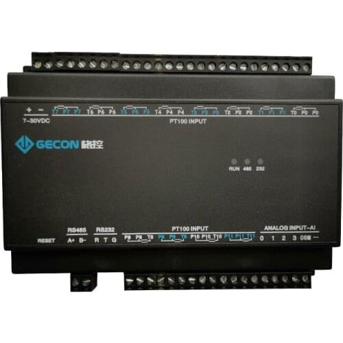 12PT100 High Accuracy 3-wire Temperature Acquisition Module Ethernet RS232 RS485 Temperature Collector