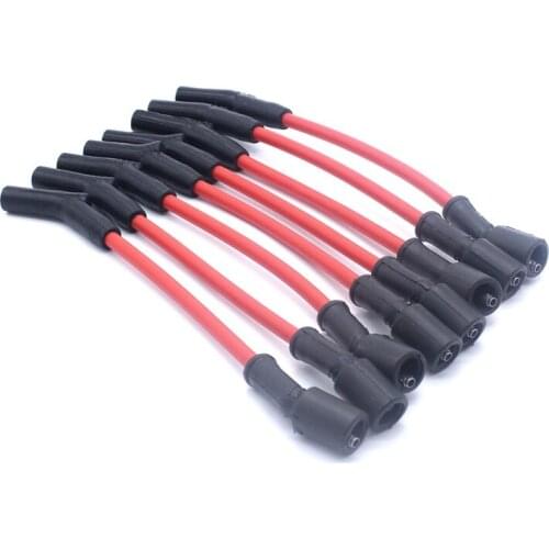 8.5mm Performance Spark Plug Ignition Wires for Chevy/GMC 1999-2006 LS1 VORTEC 4.8L 5.3L 6.0L 9748UU 9748HH (8 Pack)