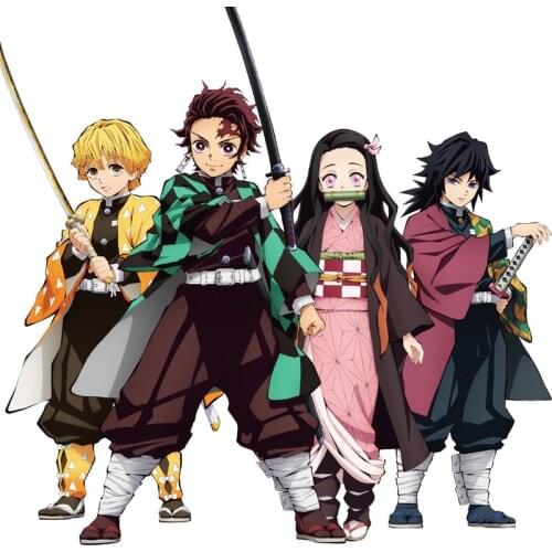 Anime Demon Slayer Cosplay Costumes Men Women Kamado Tanjirou/Agatsuma Zenitsu/Tomioka Giyuu/Kochou Shinobu Costume C100K191