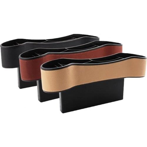 Car Seat Gap Slit Pocket Organizer Storage Box Phone Drink Bottle Cup Holder