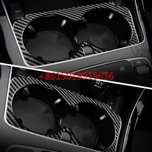 For Benz C-class GLC c200lc260l carbon fiber water cup frame patch central control frame interior modification accessories