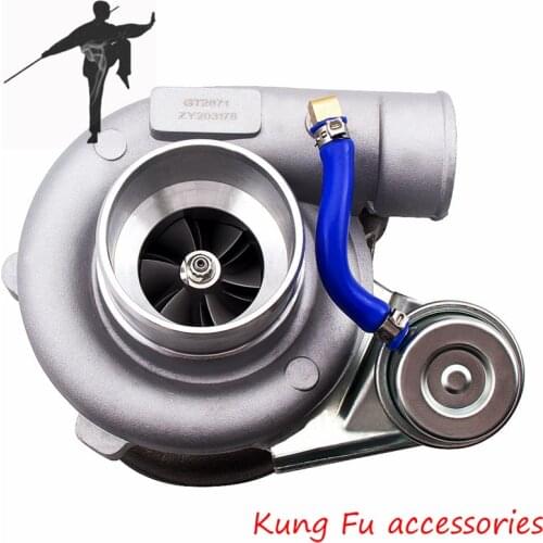 GT2871 T25 4-BOLT FOR NISSAN SR/CA S13/S14 240SX 5-BOLT FLANGE TURBO CHARGER gt28 Com A/R .60 turbine A/R .64 T25 T28 oil wate