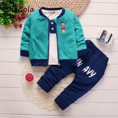 Baby Boys Clothing Sets Spring Autumn Baby Boys Clothes Suit Gentleman Coat +Shirt +Pants 3pcs Clothes for Boys Tracksuit