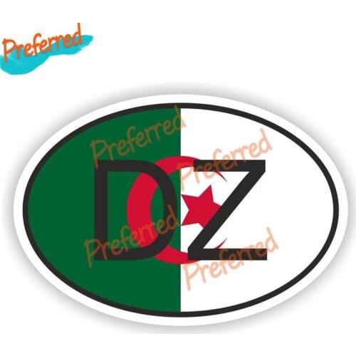 Creative Algeria Africa Country Code Decal Motocross Racing Laptop Helmet Trunk Wall Vinyl Car Sticker Die Cutting