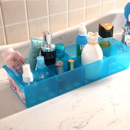 Creative Plastic Compartment Storage Box Multifunction Home Wardrobe Socks Underwear Plastic Box Bathroom Toiletries Storage Box