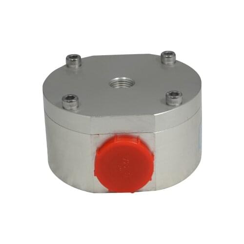 Stainless steel material female thread connection 0.3~30 L/h flow range pulse output and 4~26 VDC Power molasses flow meter