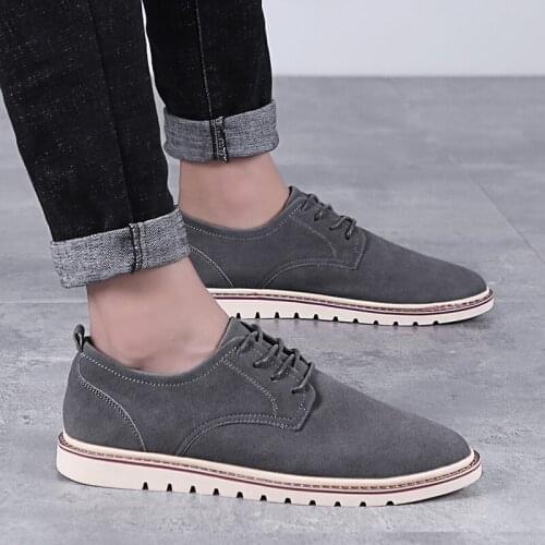 CIMIM Brand New Men Casual Leather Shoes Fashion Office Luxury Large Size MenS Shoes Comfortable Flat Business Sneakers Male